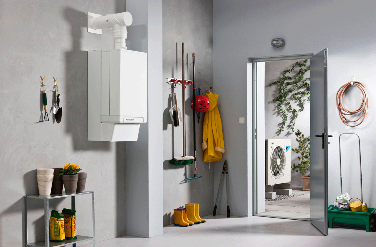 Pompe à chaleur hybride de marque Daikin